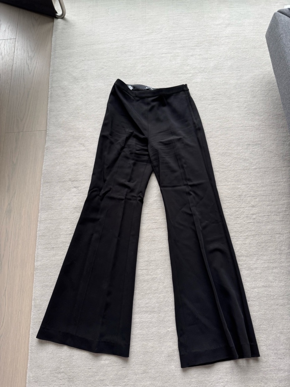 Mango Capsule Black Flared Dress Pants